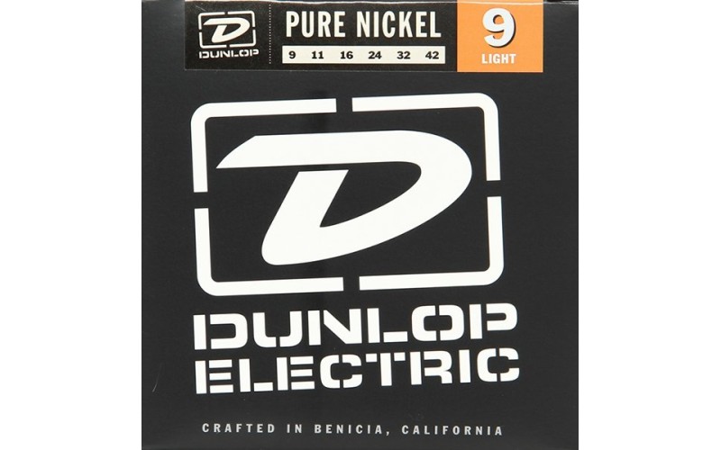 Dunlop DEK0942 Pure Nickel Комплект струн для электрогитары, никель, 9-42
