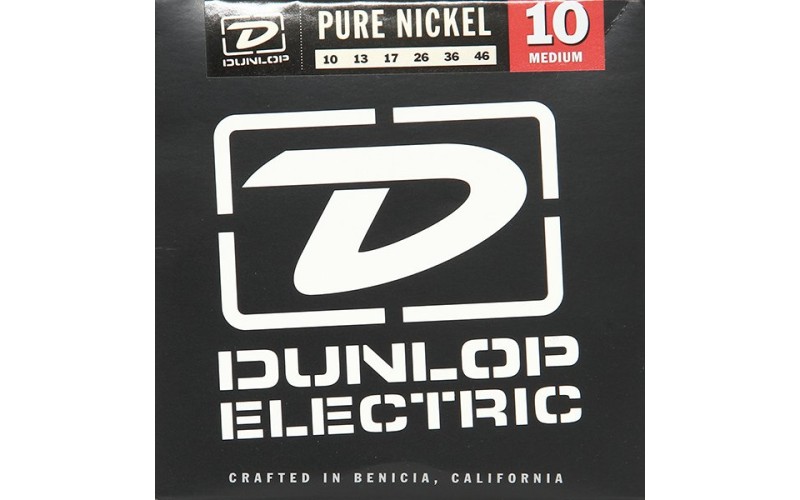 Dunlop DEK1046 Pure Nickel Комплект струн для электрогитары, никель, 10-46