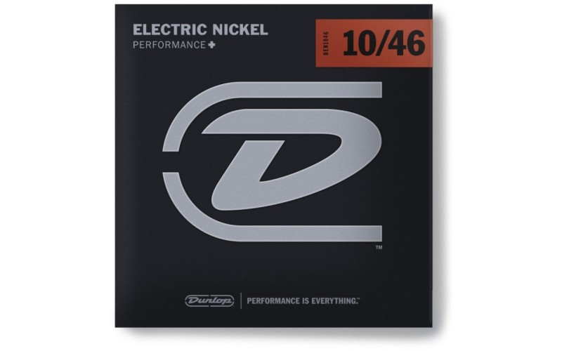 Dunlop DEN1046 - струны для электрогитары, никель, Medium, 10-46