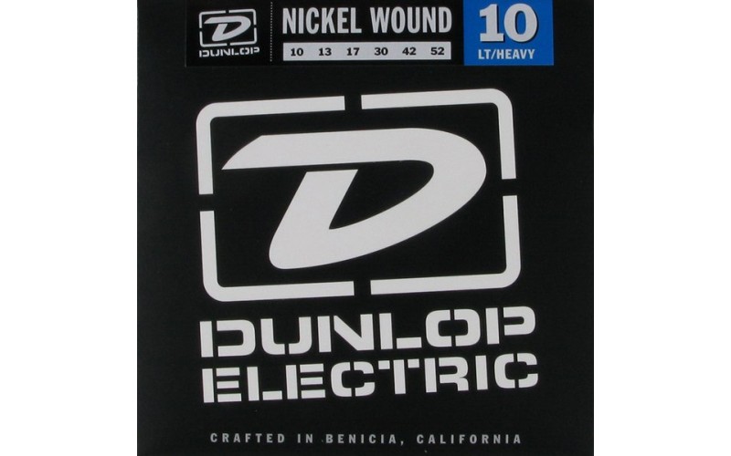 Dunlop DEN1052 - струны для электрогитары, никель, Light/Heavy, 10-52