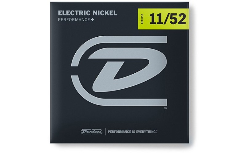 Dunlop DEN1152 Performance + Комплект струн для электрогитары, никелированные, Medium/Heavy, 11-52