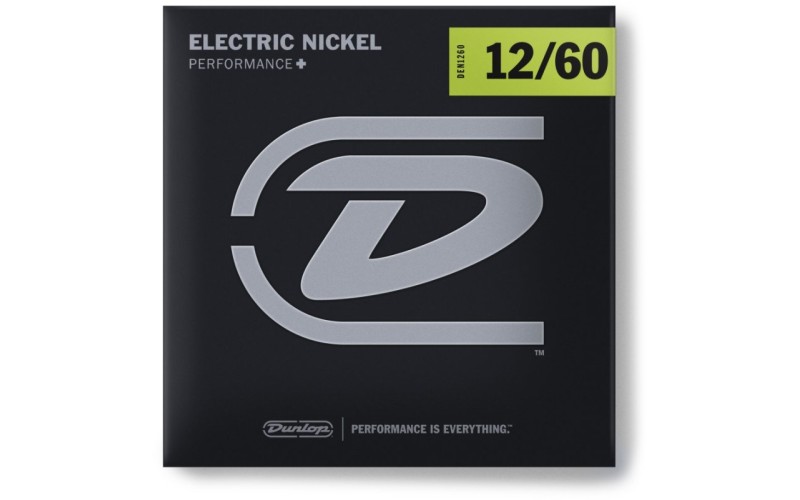 Dunlop DEN1260 Performance + Комплект струн для электрогитары, никелированные, Med/ExHeavy, 12-60