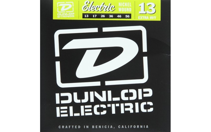 Dunlop DEN1356 Комплект струн для электрогитары, никель, 13-56