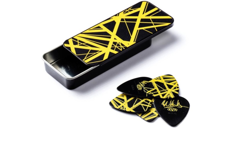 Dunlop EVHPT04 EVH VH II Van Halen cувенирный набор медиаторов в пенале 6 шт.