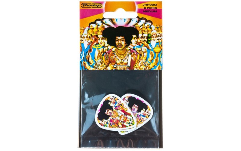 Dunlop JHP02M Jimi Hendrix Bold As Love Медиаторы 6шт