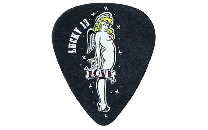 Dunlop L09R.73 Lucky 13 Love Girl Медиаторы 36 шт., толщина 0,73мм