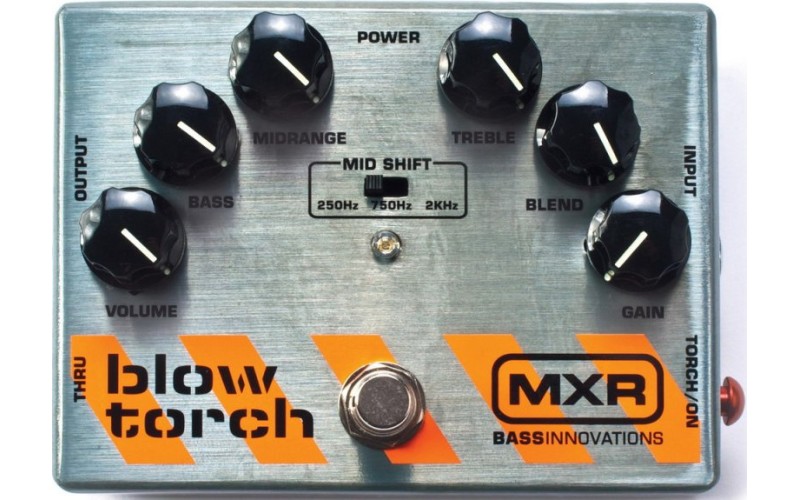 DUNLOP M181 MXR Blow Torch - педаль эффектов  для бас-гитары, драйв, дисторшн