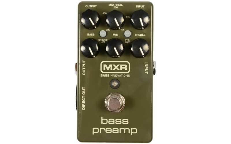 DUNLOP M81 Bass Preamp - педаль эффектов для бас-гитары, предусилитель