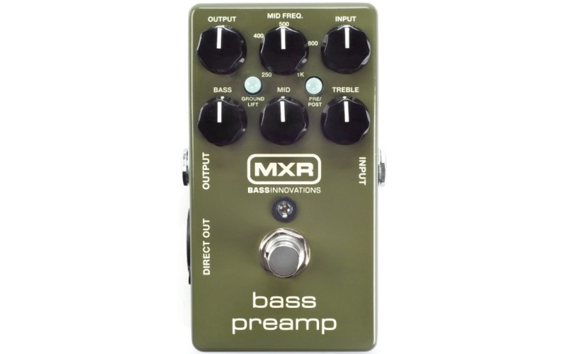 DUNLOP M81 Bass Preamp - педаль эффектов для бас-гитары, предусилитель