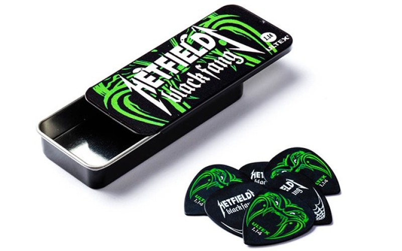DUNLOP PH112Т1.14 Hetfield Black Fang Набор медиаторов в жестяной коробочке