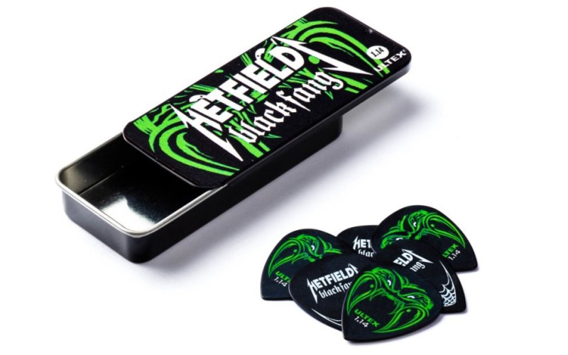 DUNLOP PH112Т1.14 Hetfield Black Fang Набор медиаторов в жестяной коробочке
