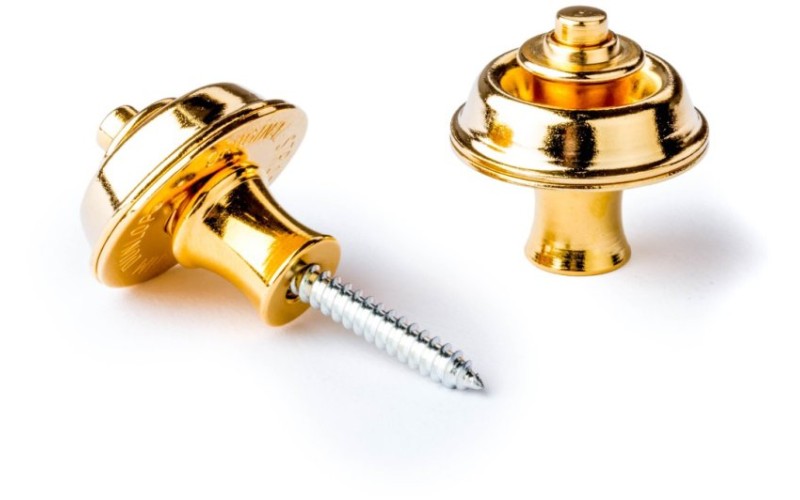 Dunlop SLS1104G Straplok Original Крепление ремня, золото, 2шт