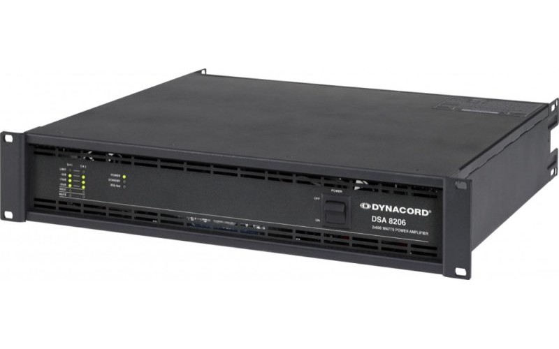 Dynacord DSA 8206  Двухканальный усилитель мощности класса АВ для инсталляций