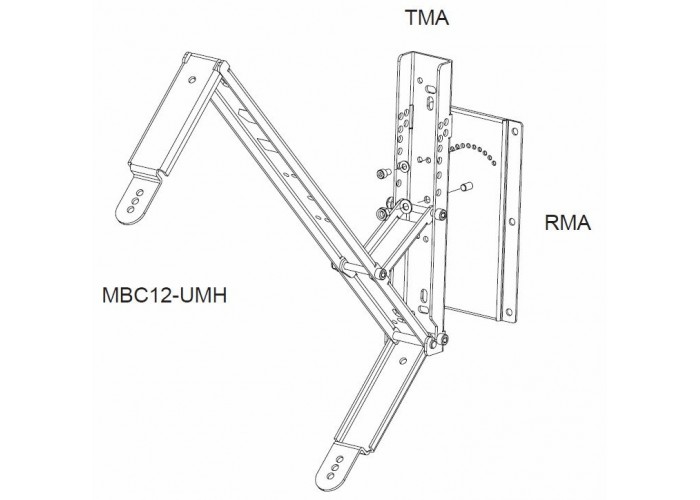 Dynacord MB C12 UMH Крепление-скоба для настенного крепления C 12.2