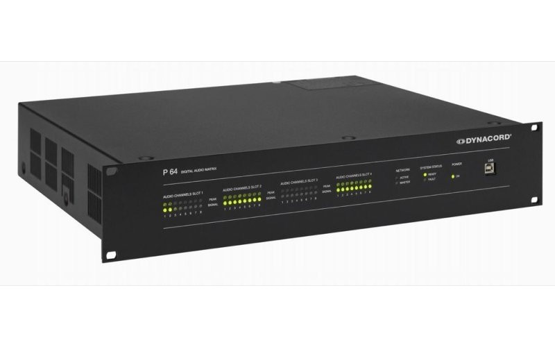 Dynacord P64 Цифровой центральный матричный блок обработки аудиосигналов