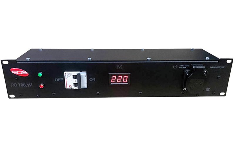 EDS RC708.1V Дистрибьютор питания, рэковый