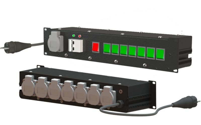 EDS RSC-708 Дистрибьютор питания, рэковый