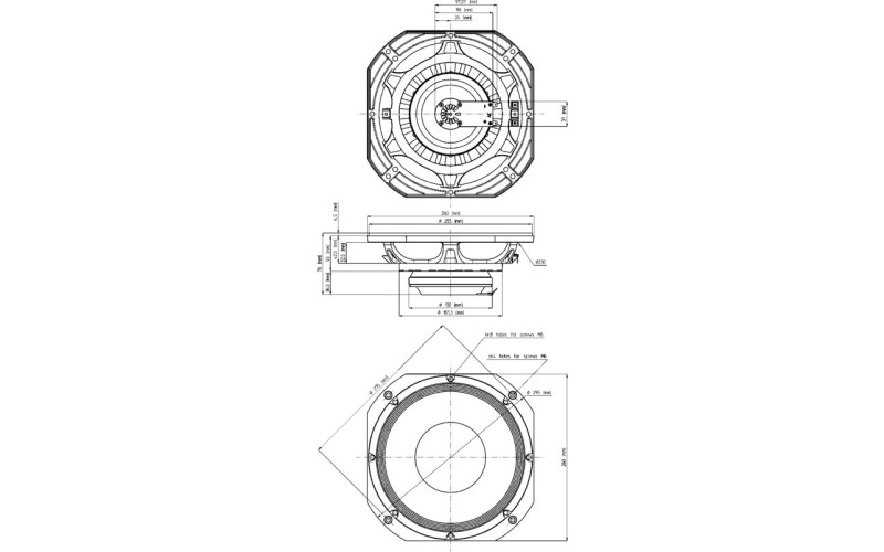 EIGHTEEN SOUND 10NDA610/8 - 10'' динамик СЧ, неодим, 8 Ом, 400 Вт AES, 103 дБ, 100...6100 Гц