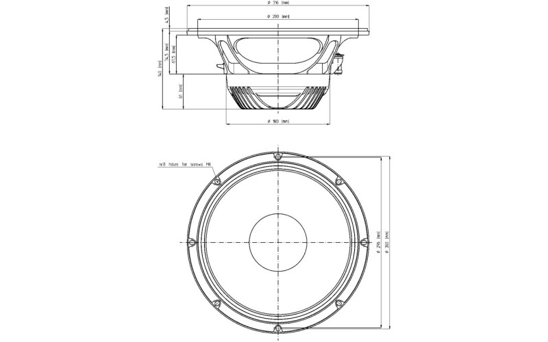 EIGHTEEN SOUND 12ND930/8 - 12'' динамик НЧ, неодим, 8 Ом, 500 Вт AES, 98 дБ, 46...4500 Гц