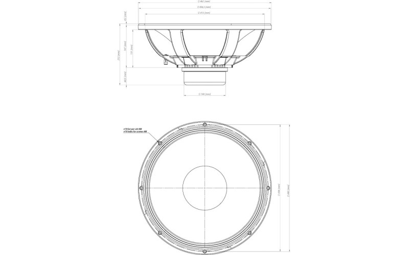 EIGHTEEN SOUND 18NLW9400/8 - 18