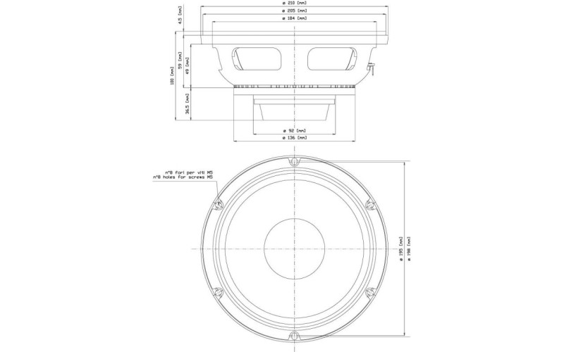 EIGHTEEN SOUND 8NMB420/8 - 8