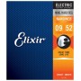 Elixir 12007 NANOWEB Комплект струн для 7-струнной электрогитары, никелир. сталь, Super Light 9-52