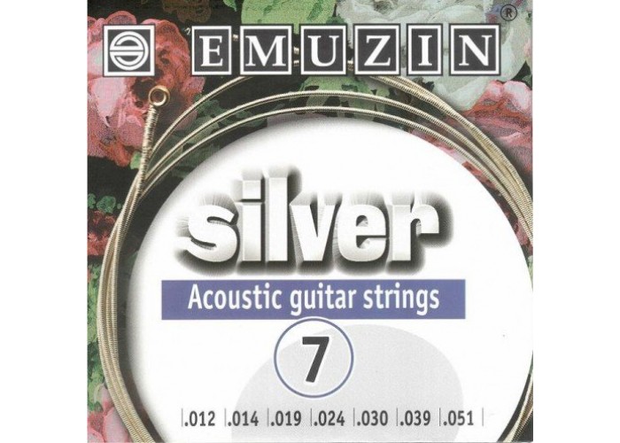 EMUZIN SILVER 7А222 струны для семиструнной гитары