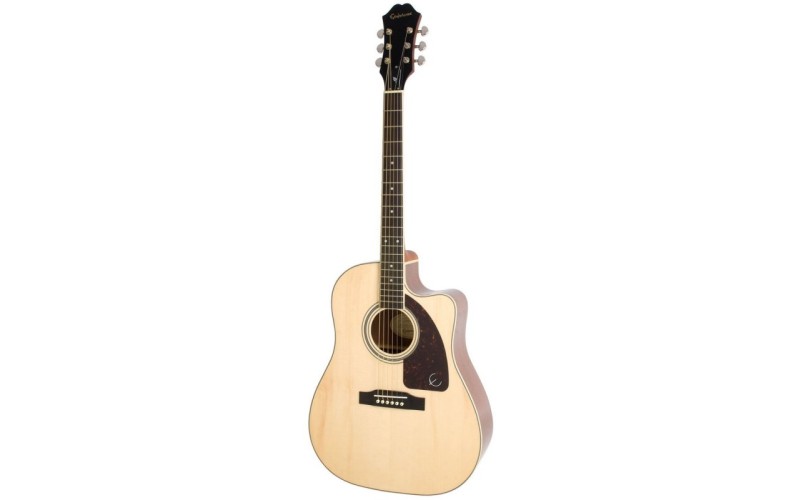 EPIPHONE AJ-220SCE Solid Top Ac/Electric Natural - электроакустическая гитара
