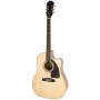 EPIPHONE AJ-220SCE Solid Top Ac/Electric Natural - электроакустическая гитара