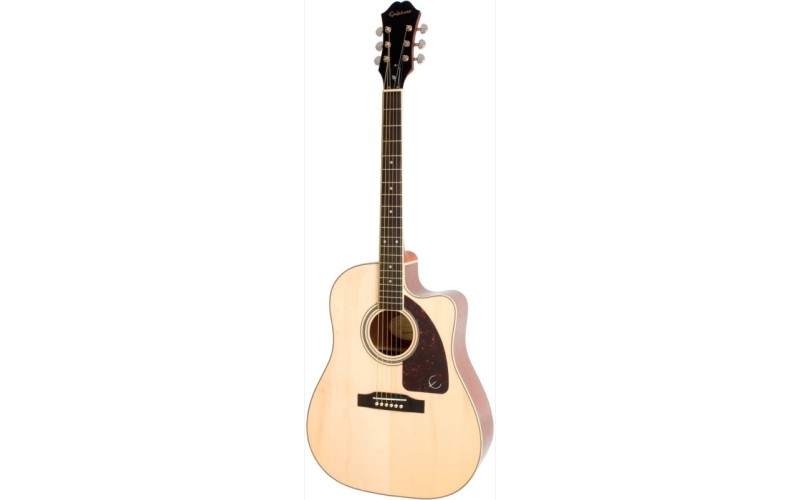 EPIPHONE AJ-220SCE Solid Top Ac/Electric Natural - электроакустическая гитара