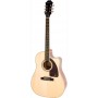 EPIPHONE AJ-220SCE Solid Top Ac/Electric Natural - электроакустическая гитара