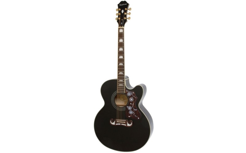EPIPHONE EJ-200CE BLACK GLD - электроакустическая гитара