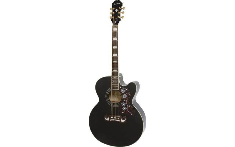 EPIPHONE EJ-200CE BLACK GLD - электроакустическая гитара