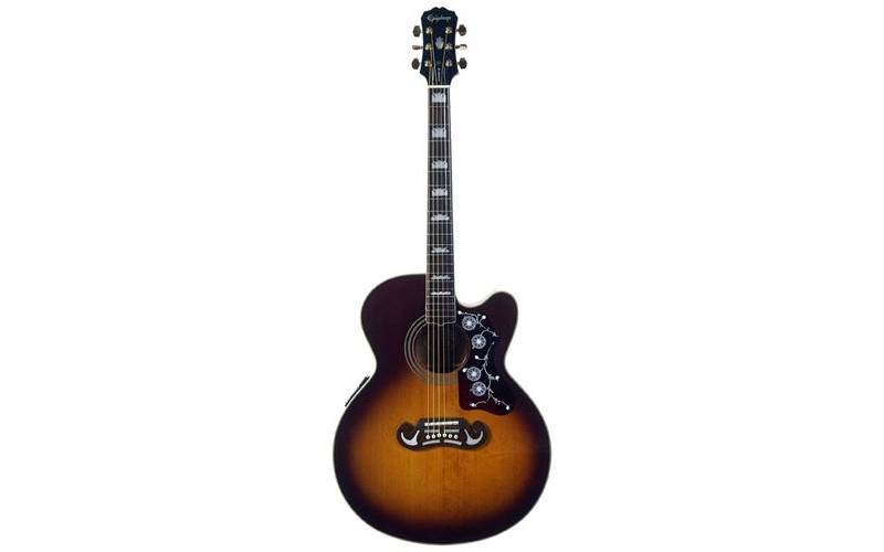 EPIPHONE EJ-200CE VINT. SUNBURST GLD - электроакустическая гитара