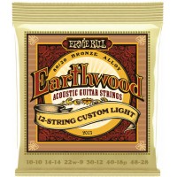 ERNIE BALL 2013 Earthwood 80/20 Bronze Custom Light 10-46 Струны для 12 струнной акустической гитары