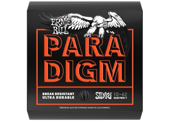 Ernie Ball 2030 струны для 7 струнной электрогитары Paradigm 7 (10-13-17-30-42-52-62)