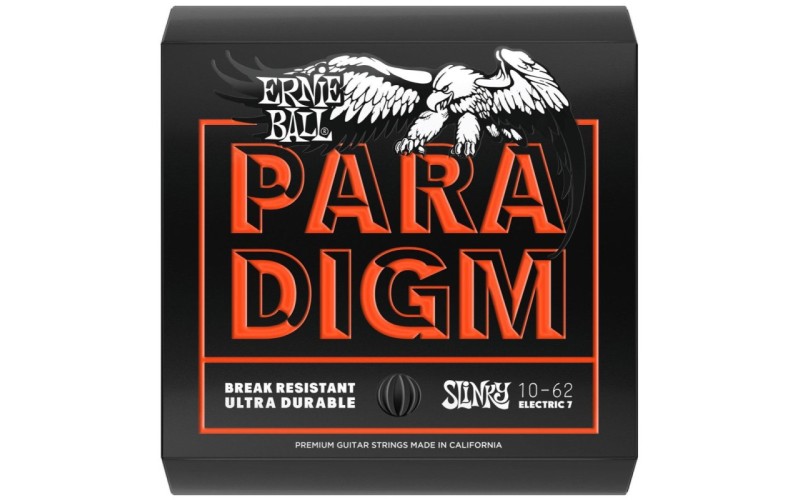 Ernie Ball 2030 струны для 7 струнной электрогитары Paradigm 7 (10-13-17-30-42-52-62)