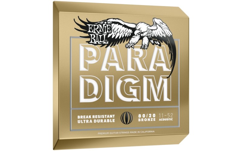 Ernie Ball 2088 струны для акустической гитары Paradigm (11-15-22w-30-42-52)