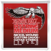Ernie Ball 2236 струны для 12струнной электрогитары Nickel Medium 12