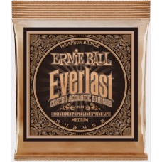 Ernie Ball 2544 струны для акустической гитары Everlast Phosphor Bronze Medium (13-17-26-34-46-56)