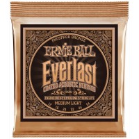 Ernie Ball 2546 струны для акустической гитары Everlast Phosphor Bronze Medium Light (12-16-24w-32-4