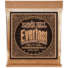 Ernie Ball 2550 струны для акустической гитары Everlast Phosphor Bronze Extra Light (10-14-20w-28-40