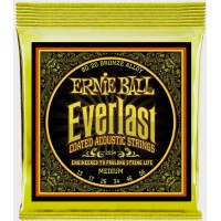 Ernie Ball 2554 струны для акустической гитары Everlast 80/20 Bronze Medium (13-17-26-34-46-56)