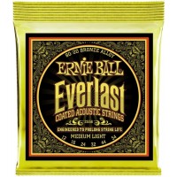 Ernie Ball 2556 струны для акустической гитары Everlast 80/20 Bronze Medium Light (12-54)