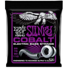 ERNIE BALL 2731 струны для бас-гитары Cobalt Bass Power Slinky (55-75-90-110)