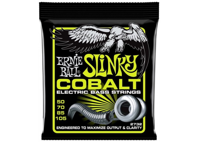 ERNIE BALL 2732 - струны для бас-гитары Cobalt Bass Regular Slinky (50-105)