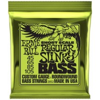 ERNIE BALL 2852  Струны для бас-гитары Nickel Wound Short Scale Slinky Regular 50-105