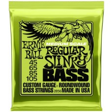 ERNIE BALL 2856 Regular Slinky Short Scale 45-105 - Струны для бас-гитары