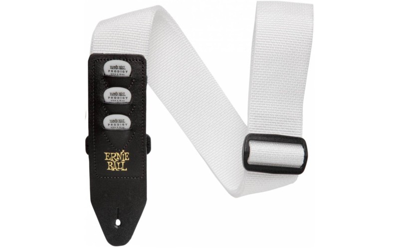 ERNIE BALL 4259 PickHolder White Ремень для гитары