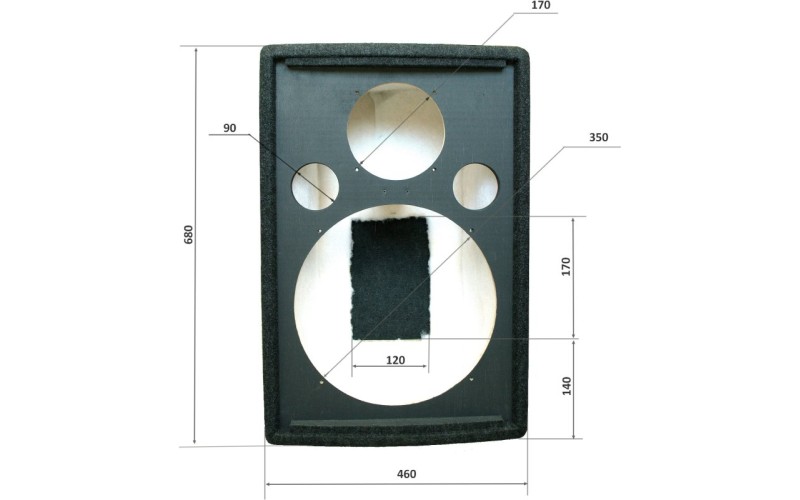 ES-ACOUSTIC 15LA - корпус акустической системы под динамик 15